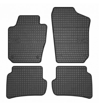 Alfombrillas de goma para Skoda Fabia III - 1era y 2da fila - (2014-2022)