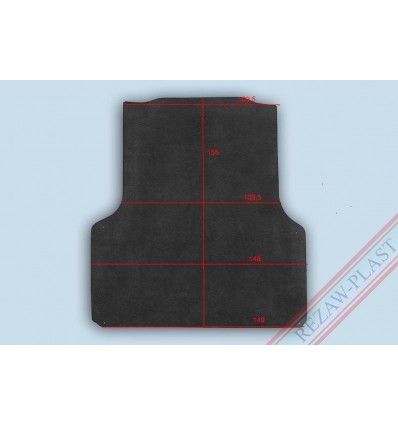 Plano de carga Isuzu D-MAX II version 5 passenger(2011 - 2019)