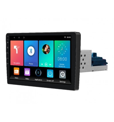 Autoradio NITHSON 1DIN con display flotante de 9"