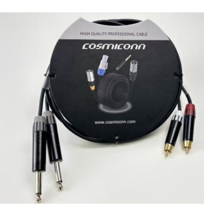 COSMICONN COS 003 / 2M Cable de audio dual 2x JACK