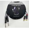 COSMICONN COS 003 / 2M Cable de audio dual 2x JACK