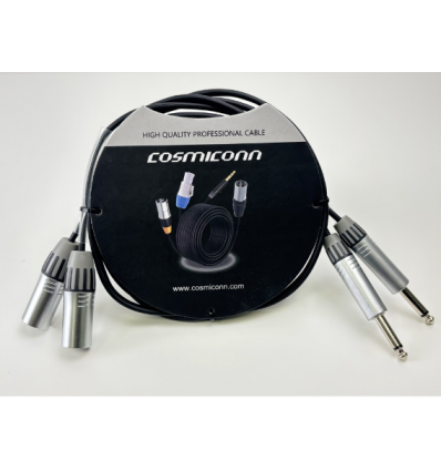 COSMICONN COS 026 / 2M Cable de audio dual 2x XLR